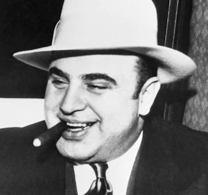 Al Capone with cigar