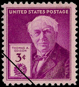 Thomas Edison U.S. postage stamp
