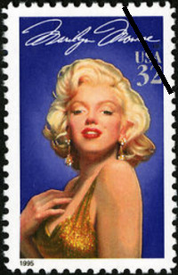 Marilyn Monroe U.S. postage stamp