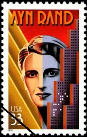 Ayn Rand U.S. postage stamp