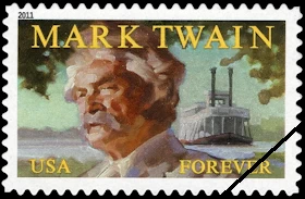 Mark Twain postage stamp 2011
