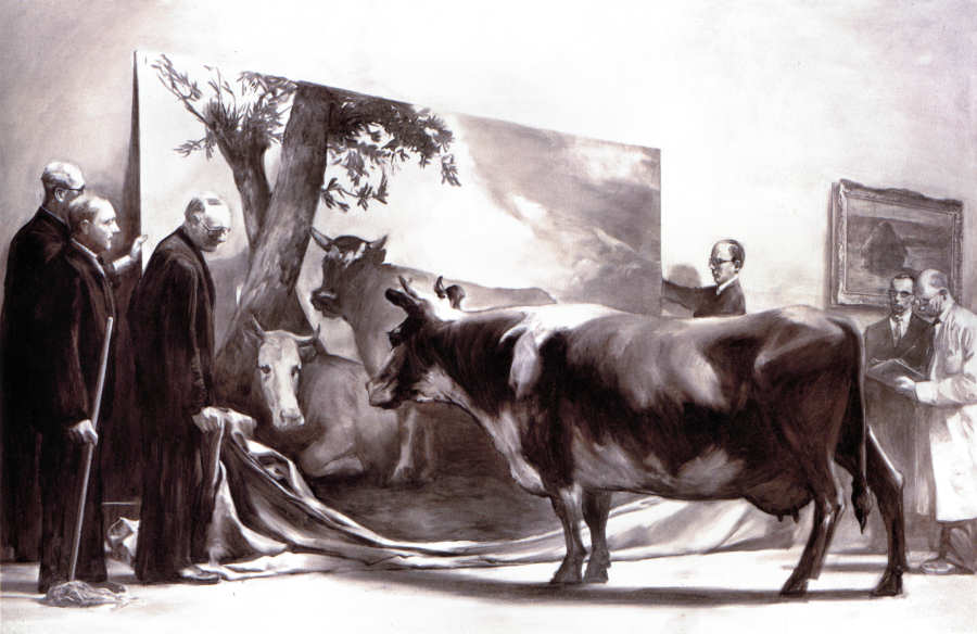 The Innocent Eye Test by Mark Tansey