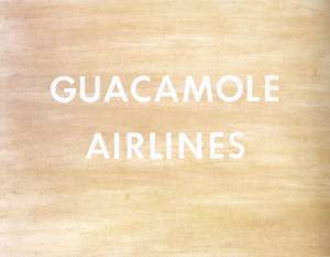 Guacamole Airlines by Edward Ruscha