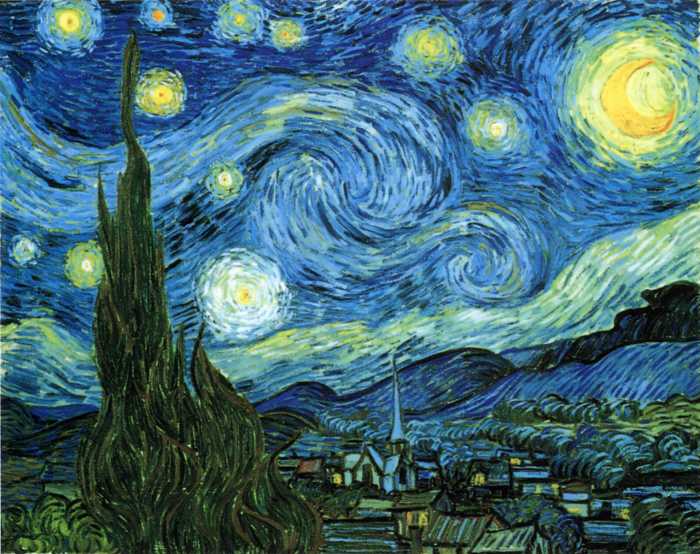 The Starry Night, by Vincent van Gogh