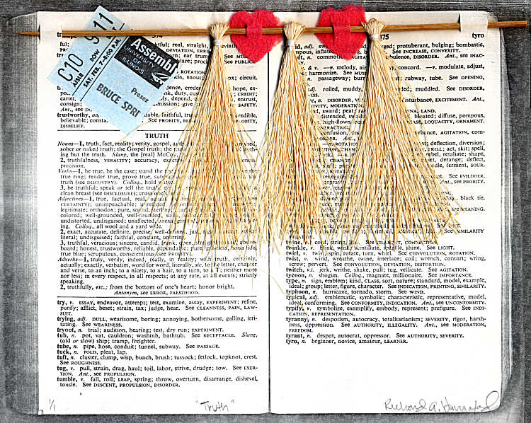 Truth, a mixed media work by Richard Hungerford, 1982