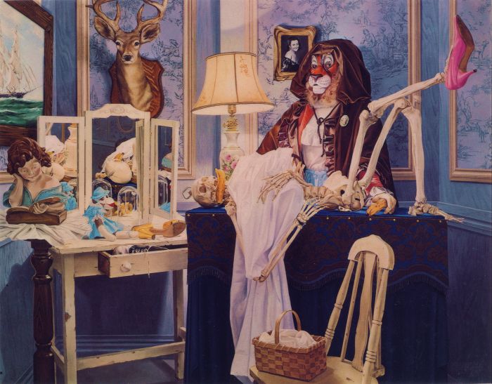 The Dog By the Lake On the Wall of My Room, a painting by Donald Roller Wilson
