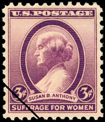 Susan B. Anthony postage stamp