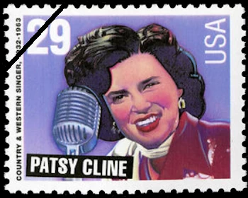 U.S. postage stamp honoring Patsy Cline
