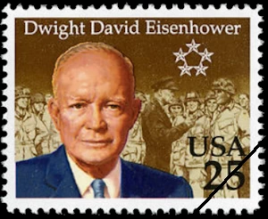 Dwight D. Eisenhower postage stamp