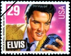 Elvis Presley postage stamp