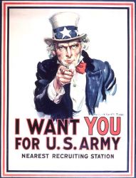 Uncle Sam I WANT YOU poster